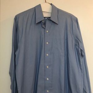 Blue dress shirt